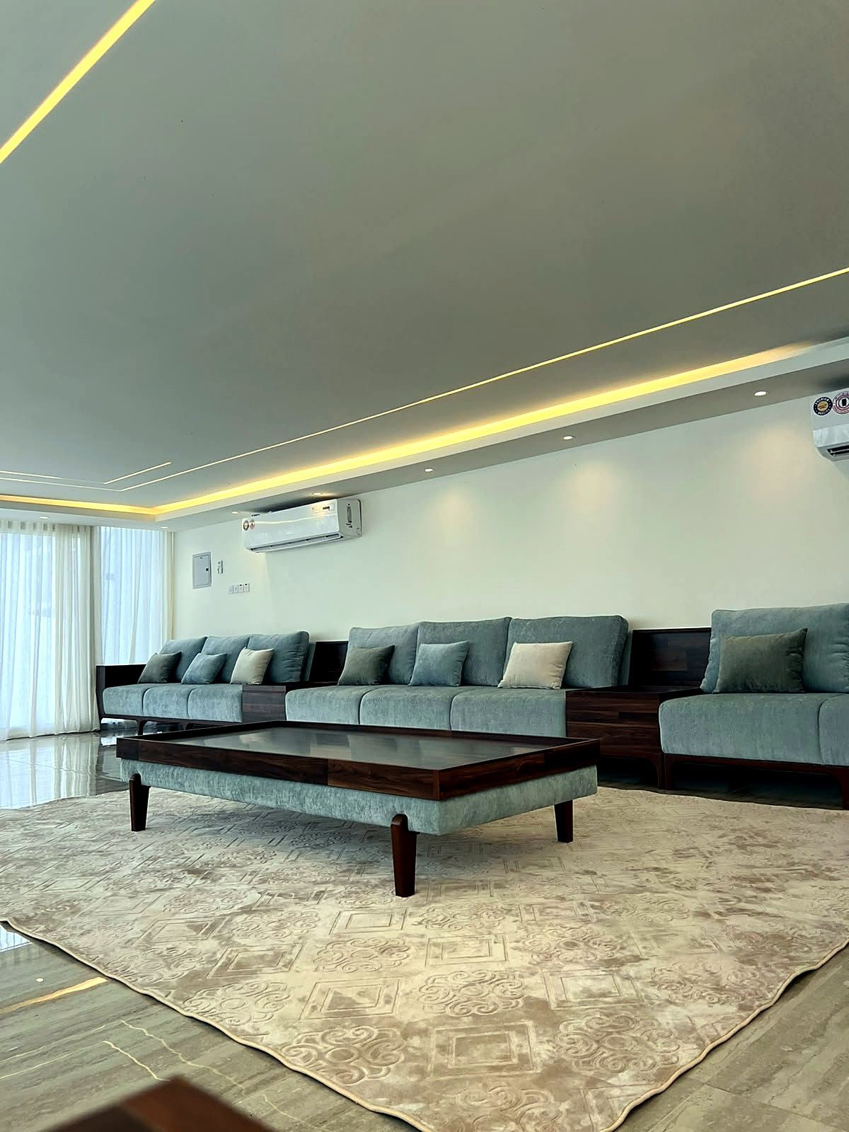 A Janaan-furnished living room in Dubai
